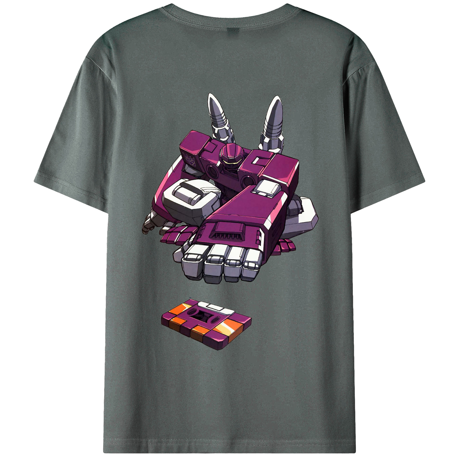 （画像用）  綿100％ メンズ半袖Tシャツ（バックプリント） 通気性